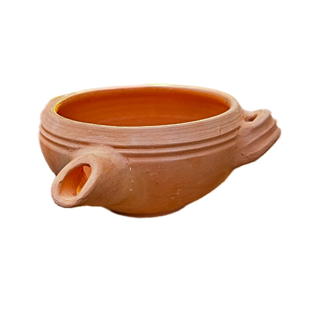 natural earthenware bowl