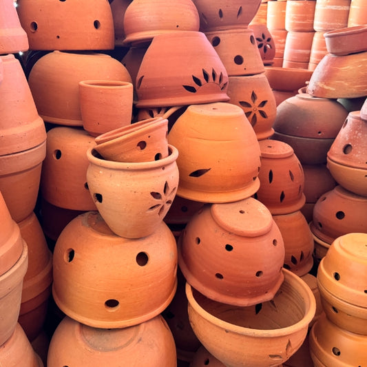 brick-design planter