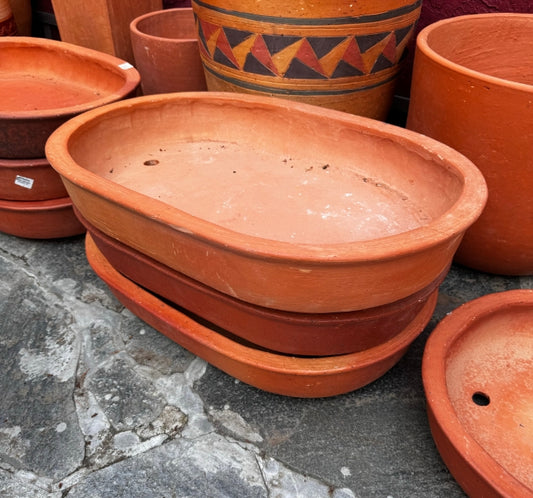 oval bonsai tray 73x49 cm