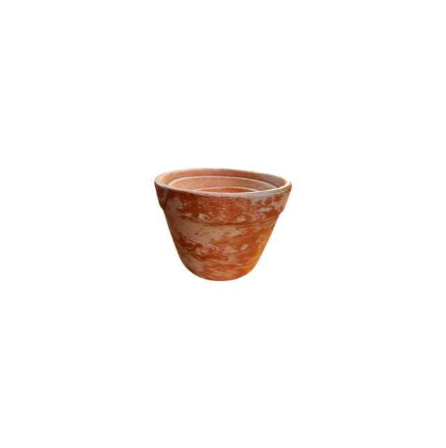 bell-shape striped pot