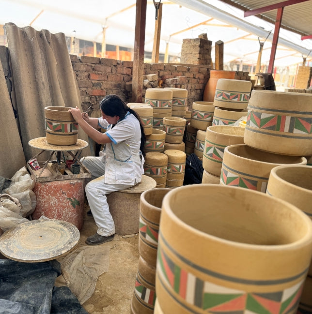 white large pot